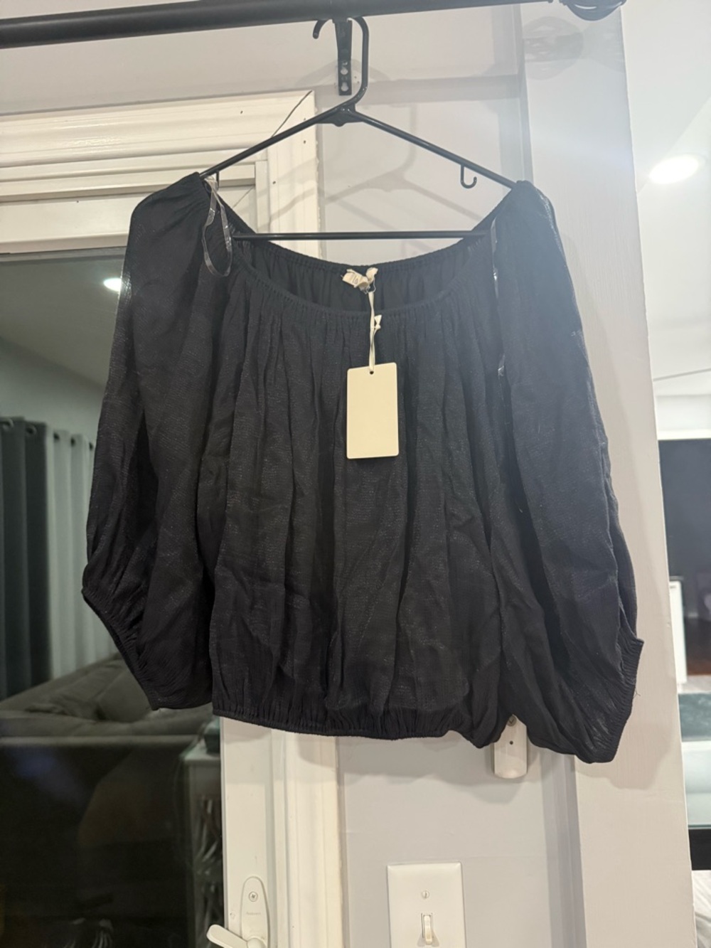 NWT Bubble Sleeve Top
